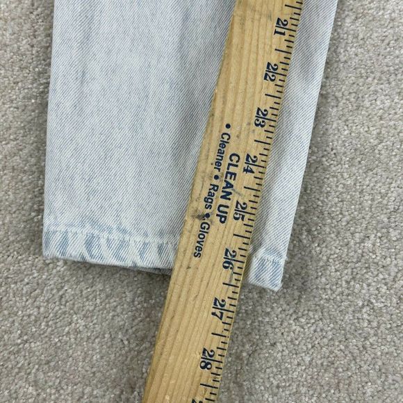 Vtg 80s Stefano Jeans Womens 8 Acid WashTapered Leg High Rise Zipper Cuff* - Picture 7 of 10